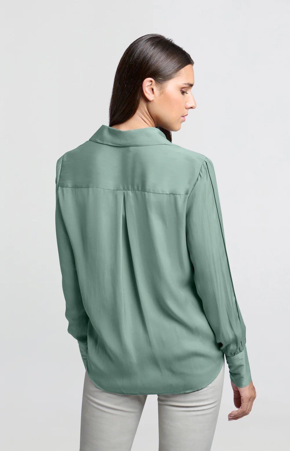 Blouses lange mouw groen YAYA