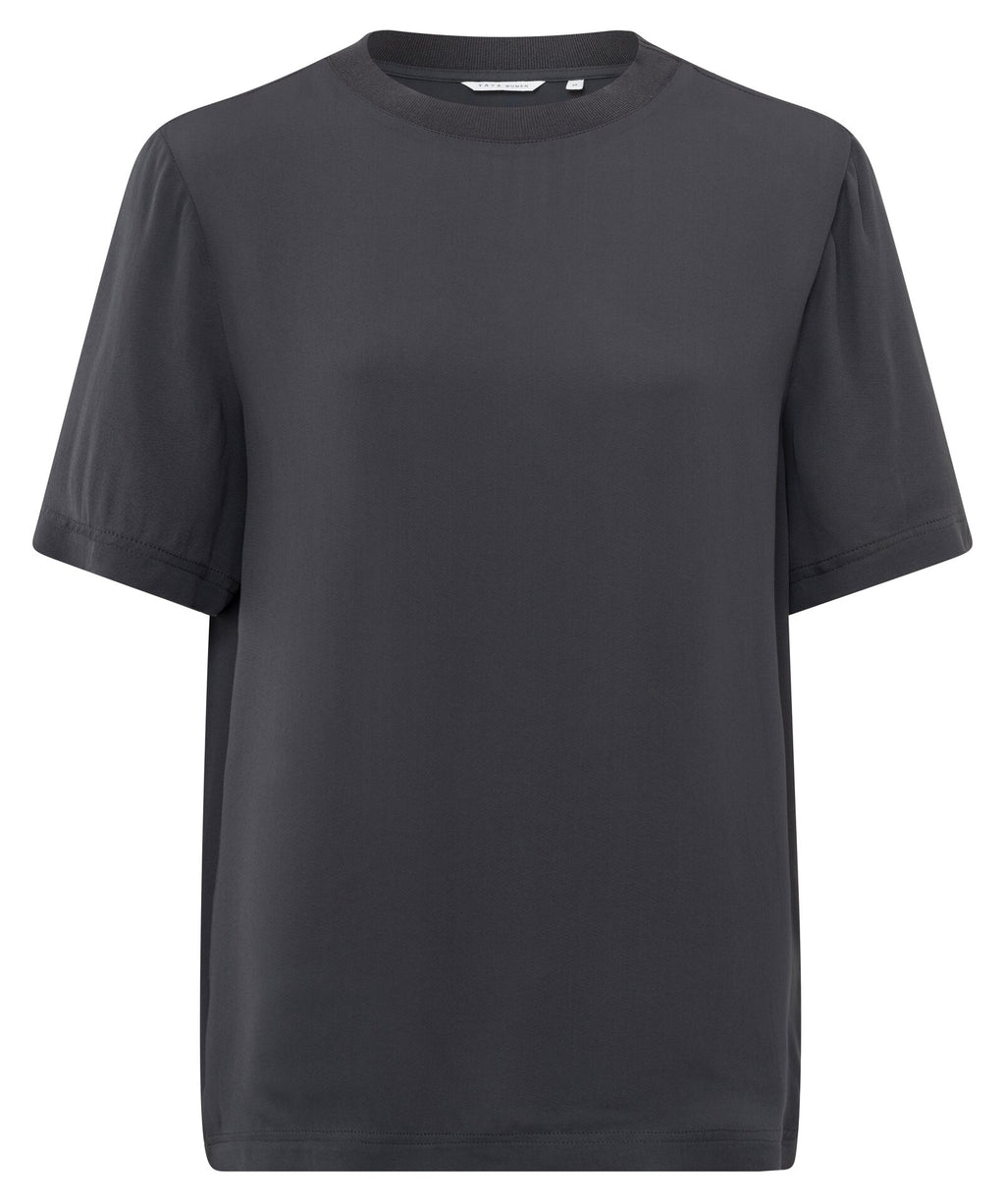 T-shirts korte mouw grijs YAYA