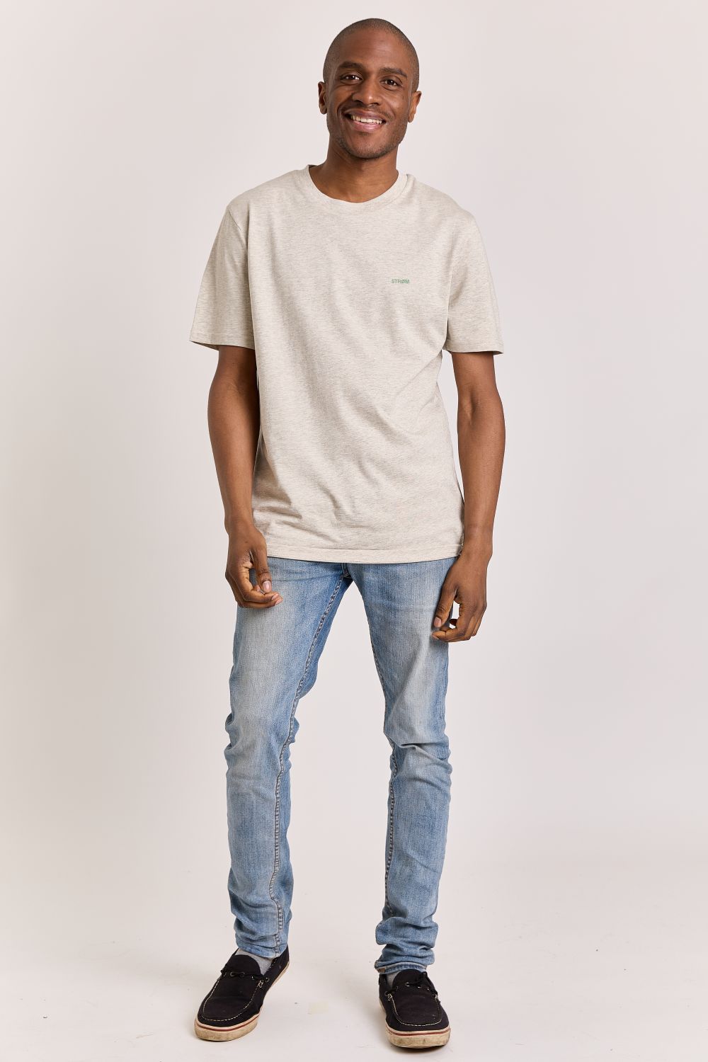 T-shirts korte mouw beige STRØM
