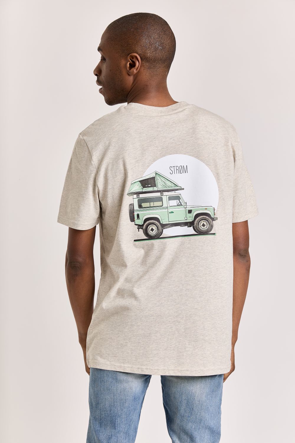 T-shirts korte mouw beige STRØM