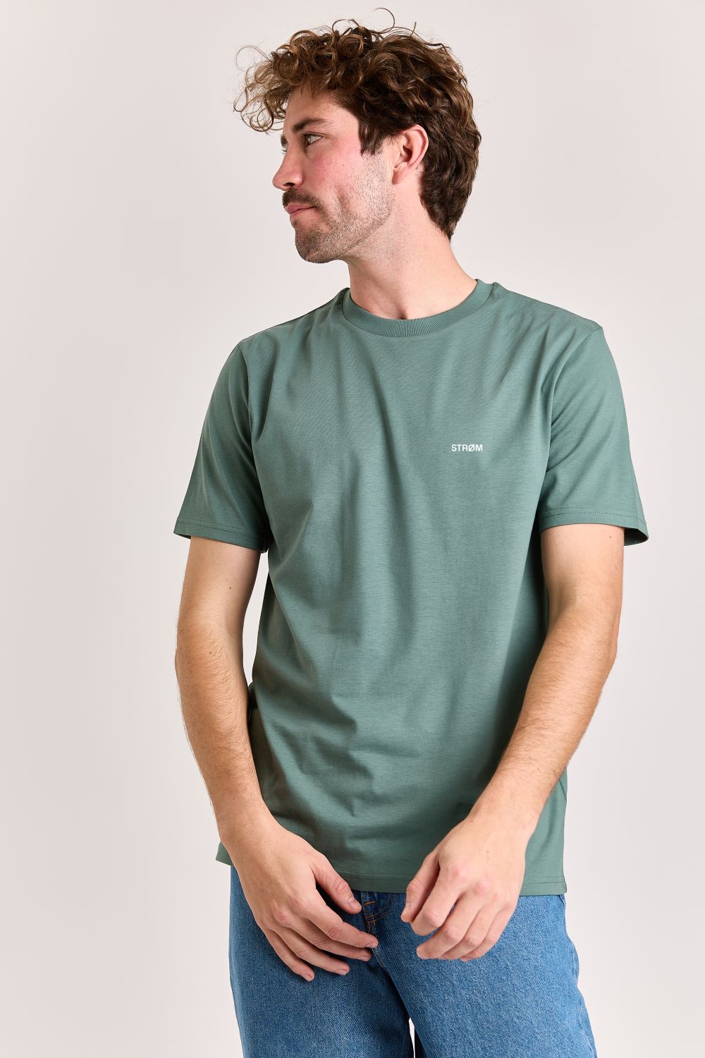 T-shirts korte mouw groen STRØM