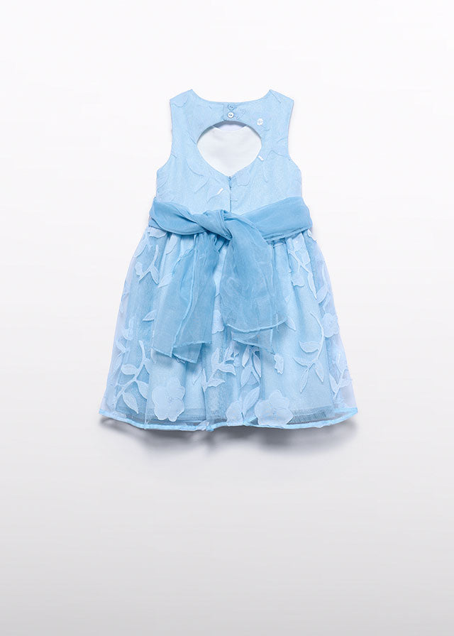 Jurken korte mouw blauw Abel & Lula