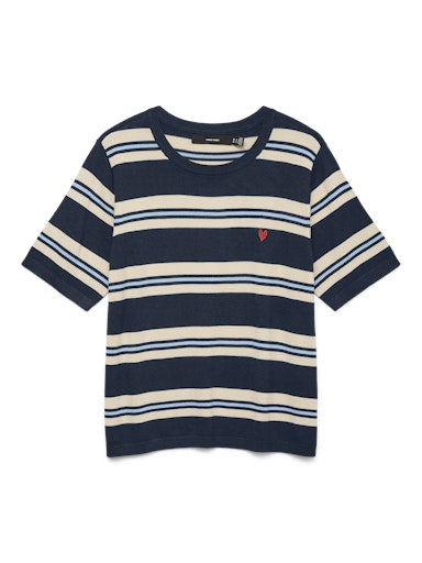 T-shirts korte mouw navy VERO MODA
