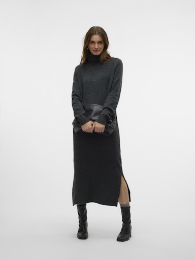Jurken lange mouw grijs VERO MODA