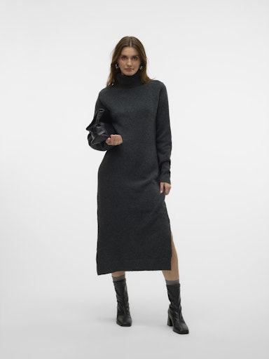 Jurken lange mouw grijs VERO MODA
