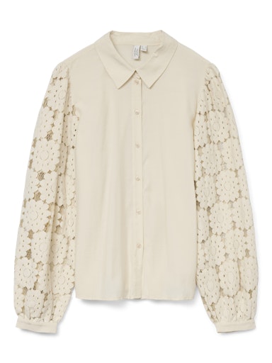Blouses lange mouw beige VERO MODA