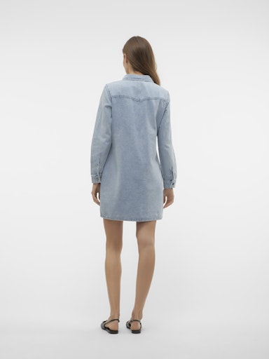 Jurken lange mouw blauw VERO MODA