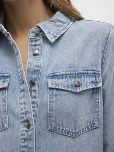 Jurken lange mouw blauw VERO MODA