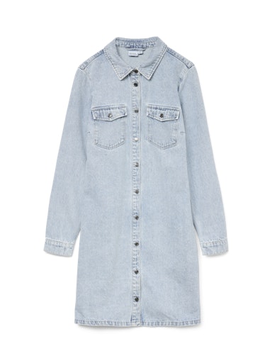 Jurken lange mouw blauw VERO MODA