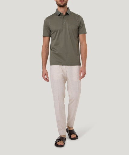 Polo's korte mouw groen Pierre Cardin
