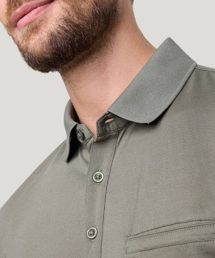 Polo's korte mouw groen Pierre Cardin
