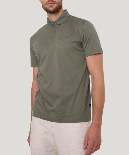 Polo's korte mouw groen Pierre Cardin
