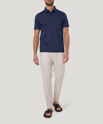 Polo's korte mouw navy Pierre Cardin