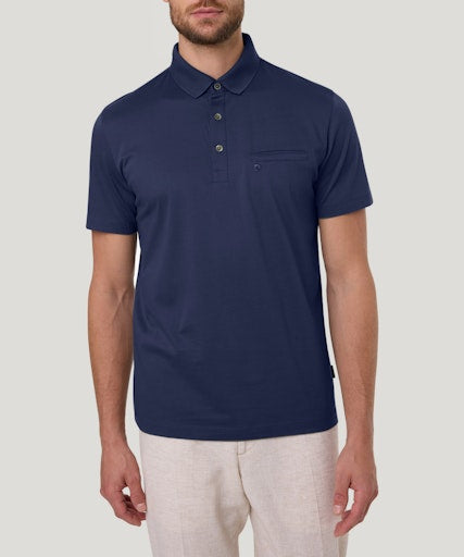 Polo's korte mouw navy Pierre Cardin