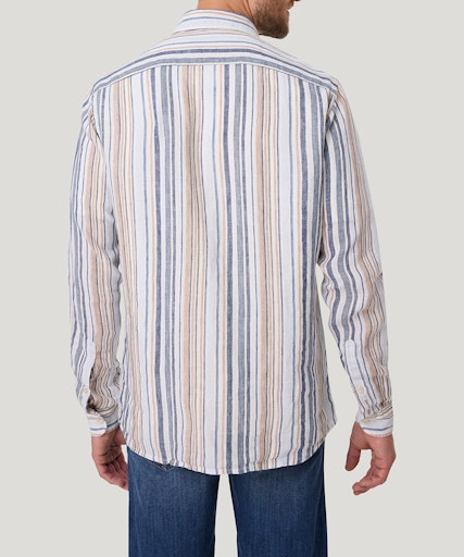 Hemden lange mouw navy Pierre Cardin