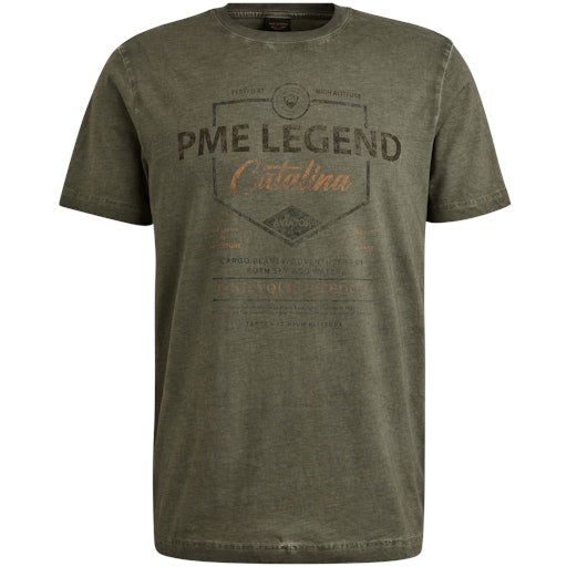 T-shirts korte mouw groen PME