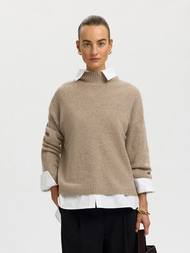 Pulls beige Selected FEMME
