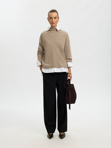 Pulls beige Selected FEMME