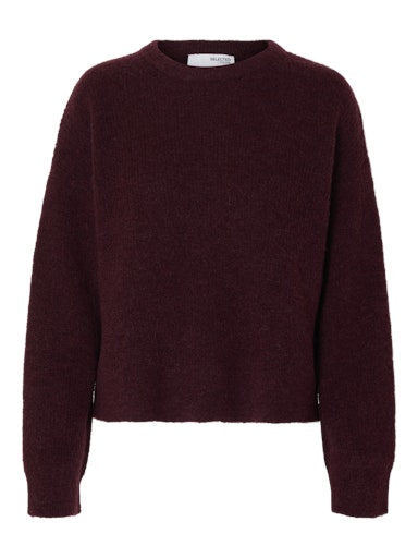 Pulls bordeaux Selected FEMME