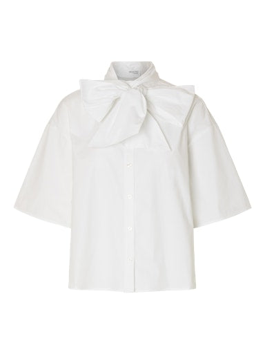 Blouses korte mouw wit Selected FEMME