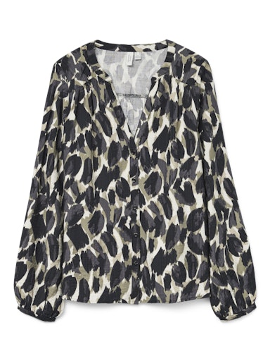 Blouses lange mouw blauw VERO MODA Curve