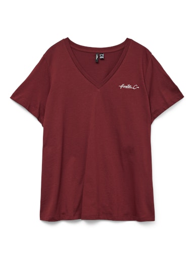 Blouses lange mouw rood VERO MODA Curve