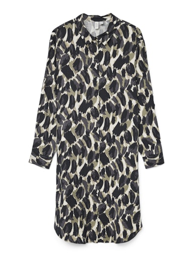 Jurken lange mouw blauw VERO MODA Curve