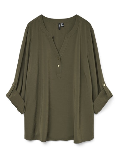 Blouses lange mouw groen VERO MODA Curve