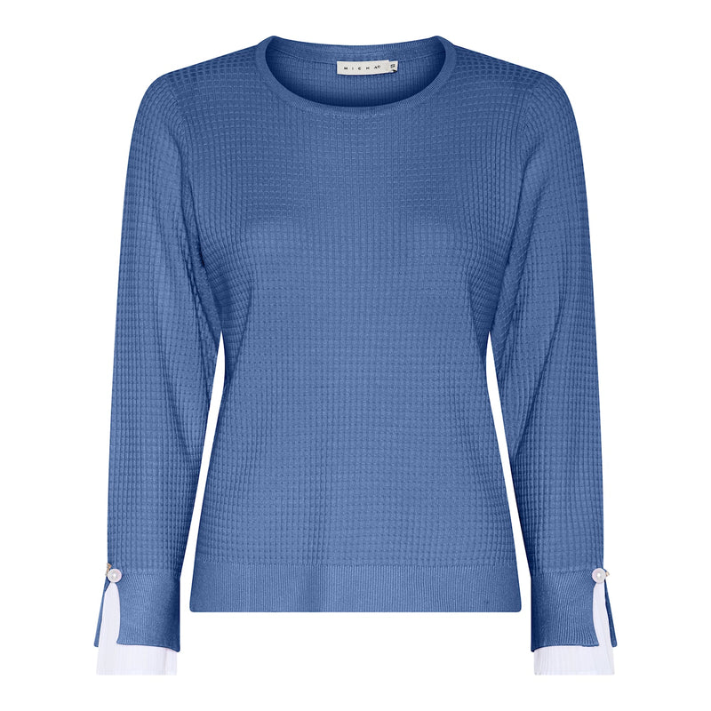 Pulls blauw Micha