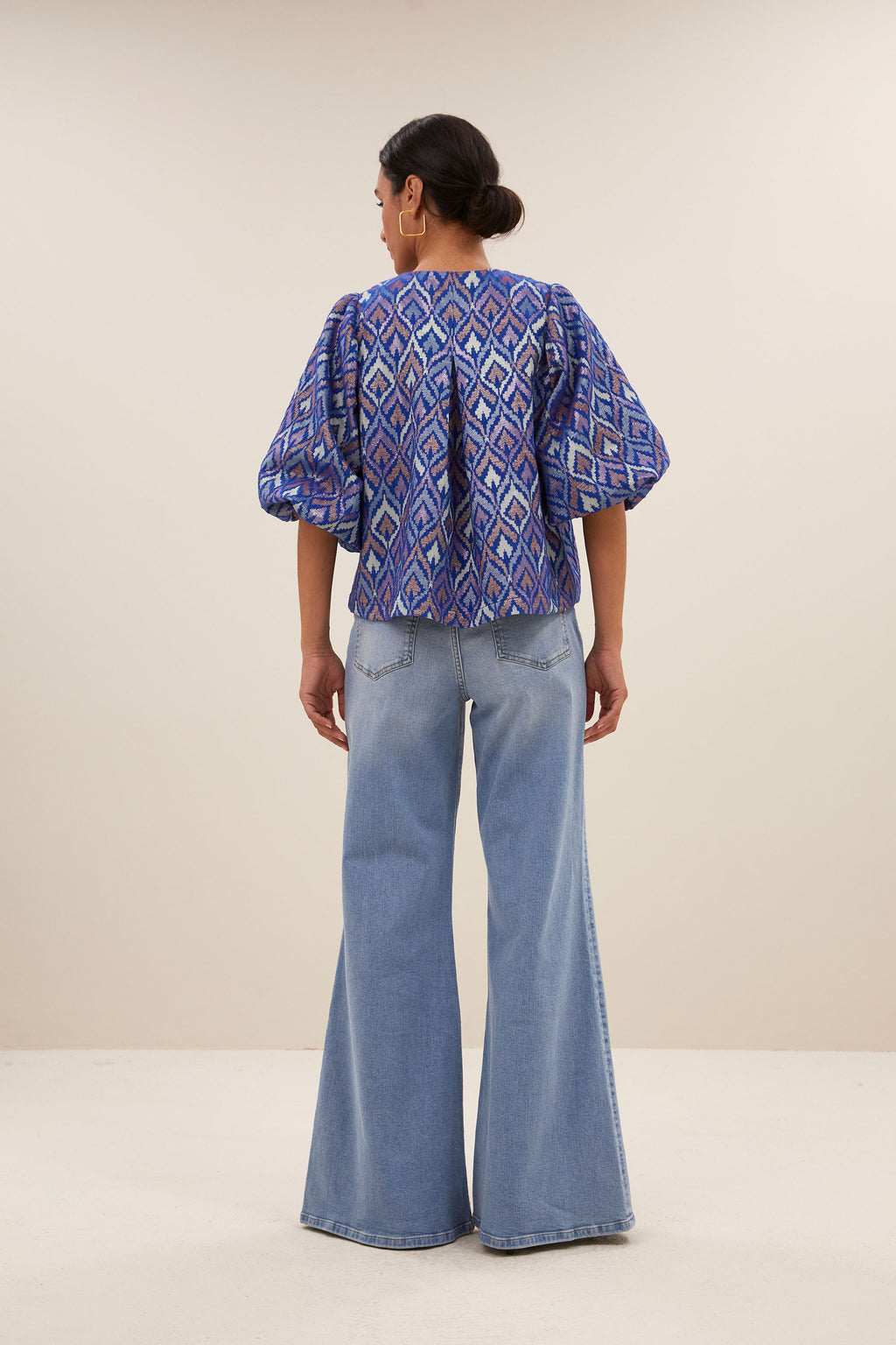 Blouses lange mouw multicolor by-bar