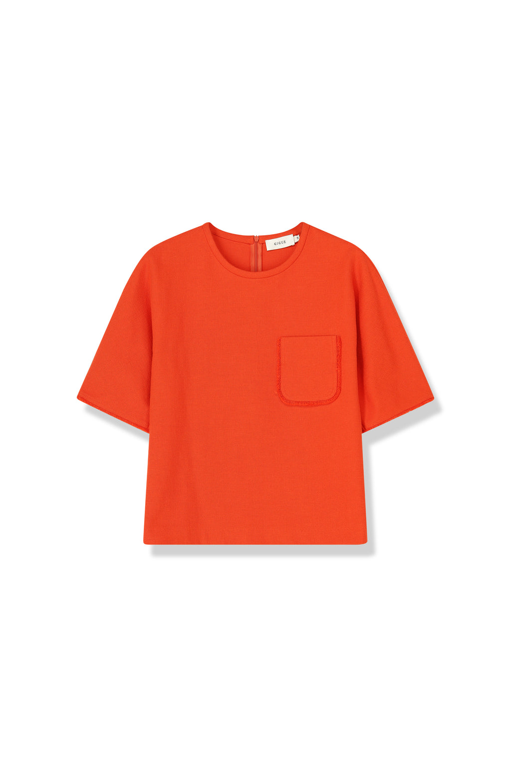 Blouses korte mouw rood Gigue