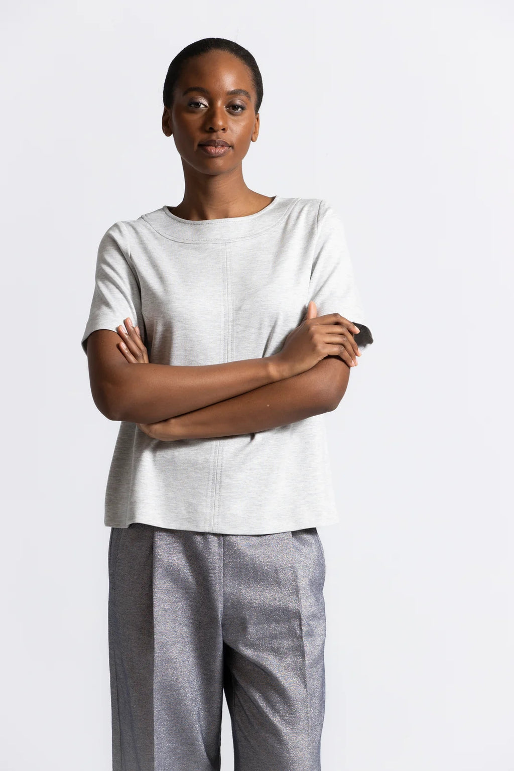 T-shirts korte mouw grijs Gigue