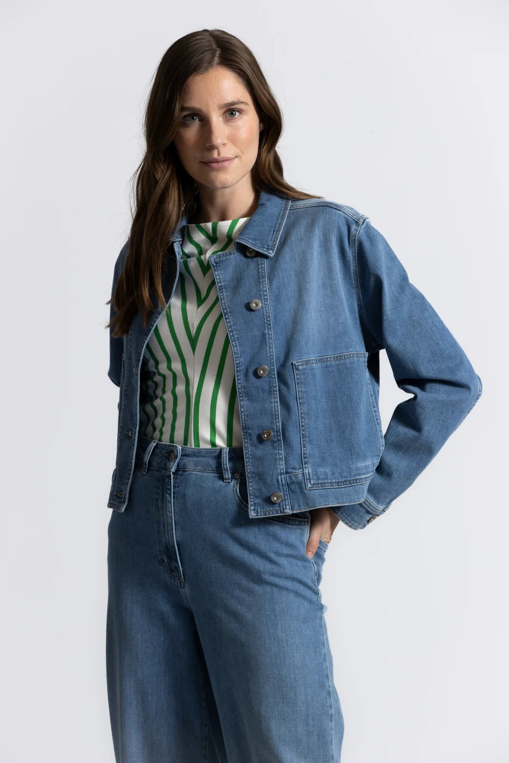 Jeansjassen blauw Gigue