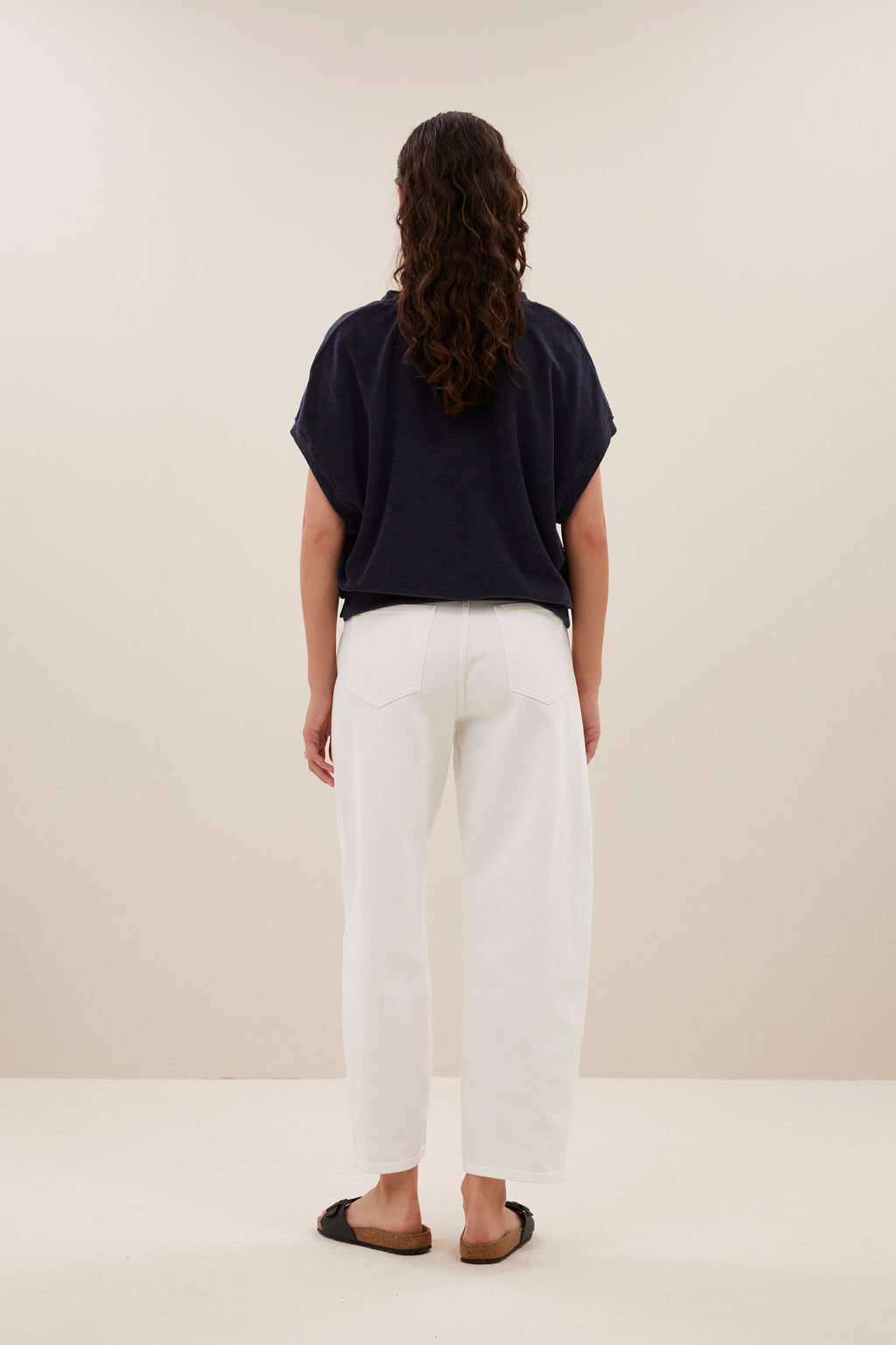 T-shirts korte mouw navy by-bar