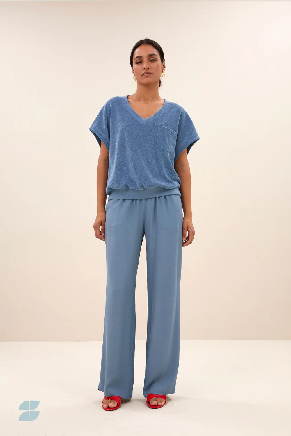 T-shirts korte mouw blauw by-bar