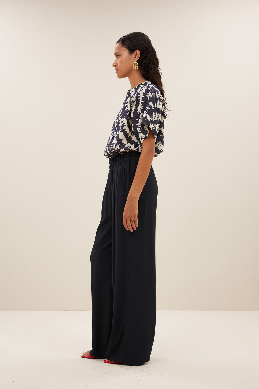 Blouses korte mouw multicolor by-bar