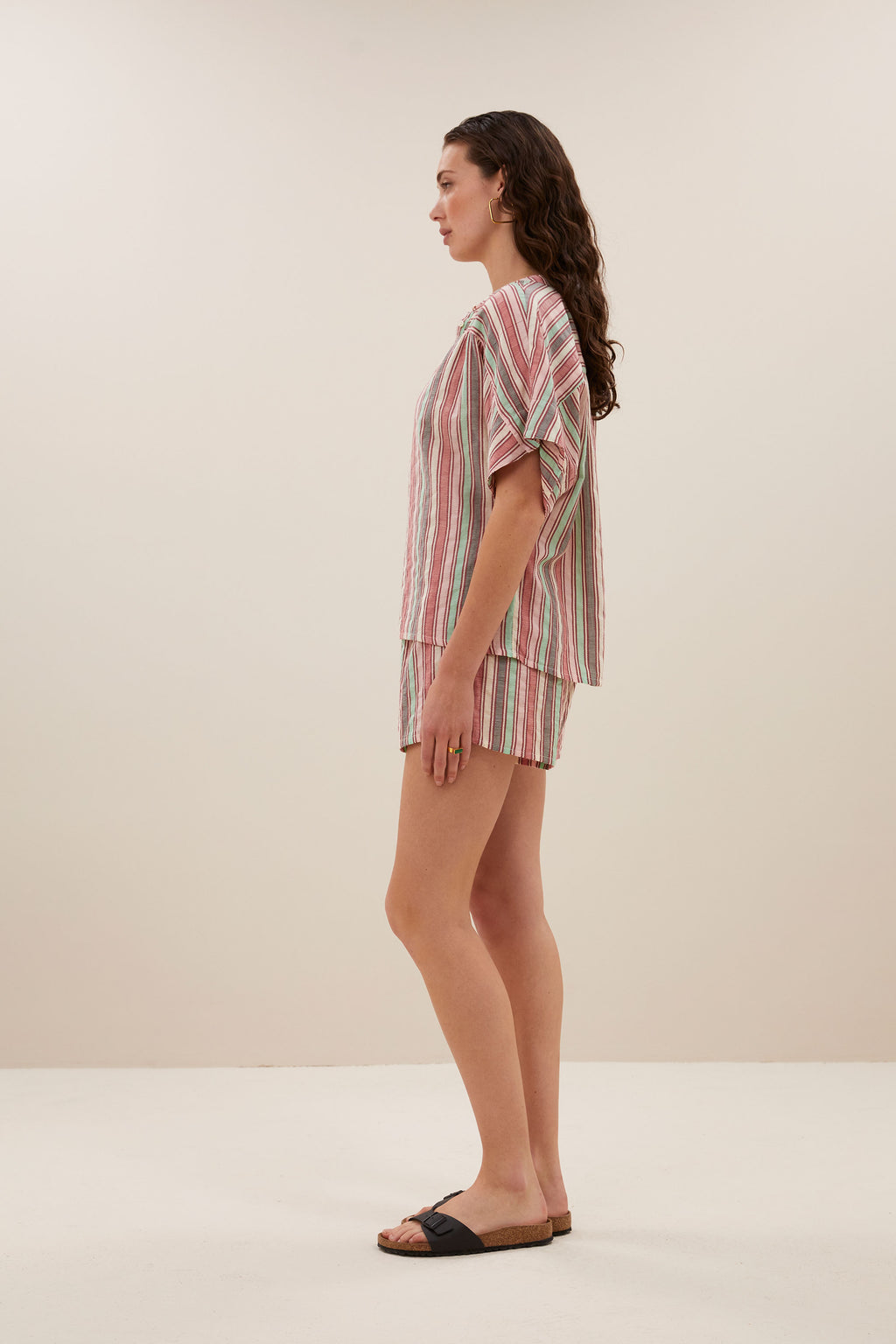 Blouses korte mouw multicolor by-bar