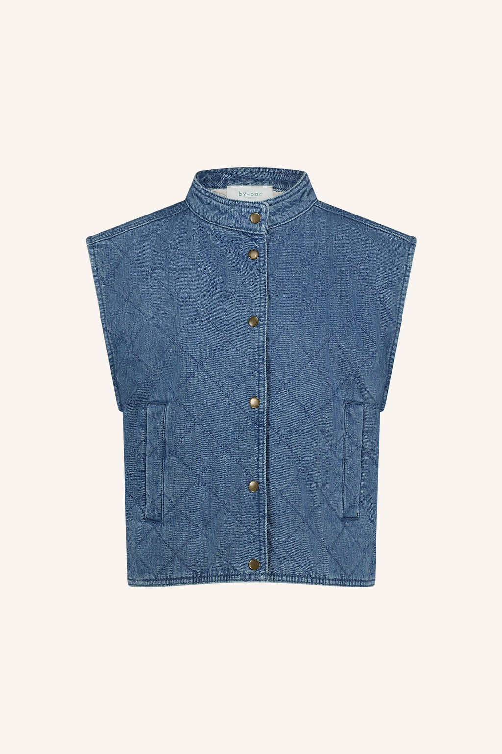 Bodywarmers blauw by-bar