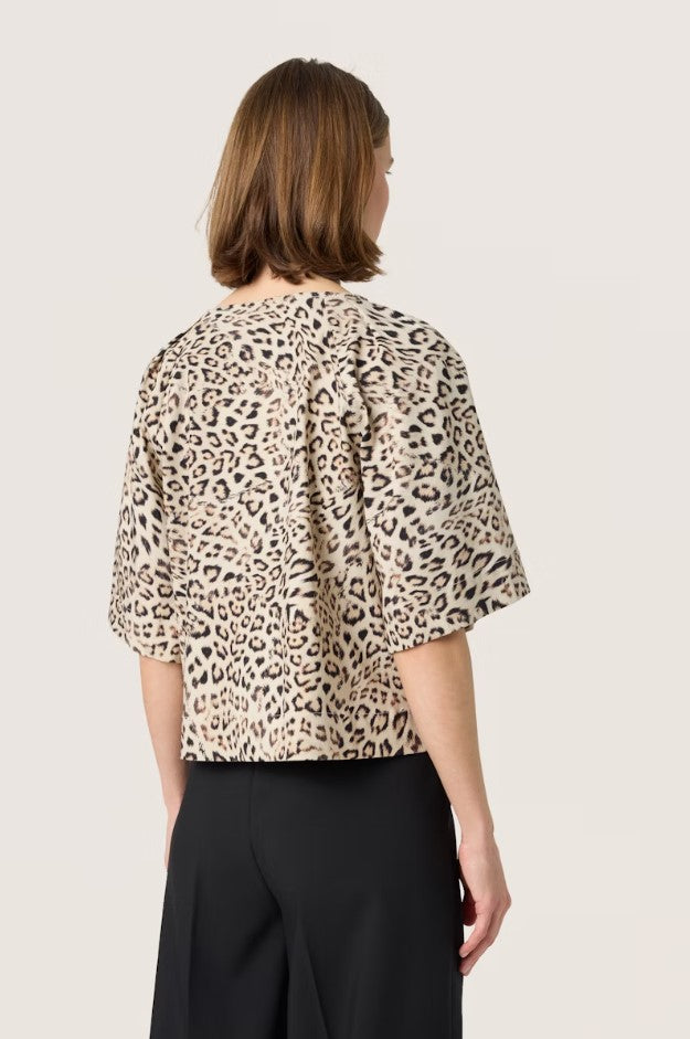 Blouses korte mouw beige Soaked In Luxury