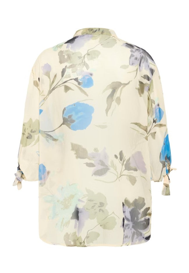 Blouses lange mouw beige Soaked In Luxury