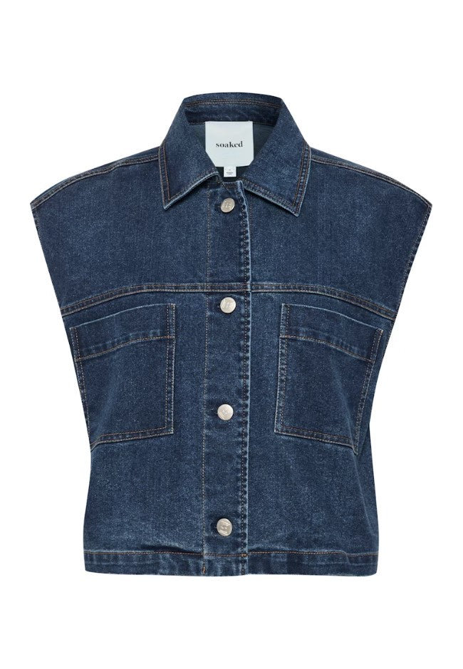 Jeansjassen blauw Soaked In Luxury