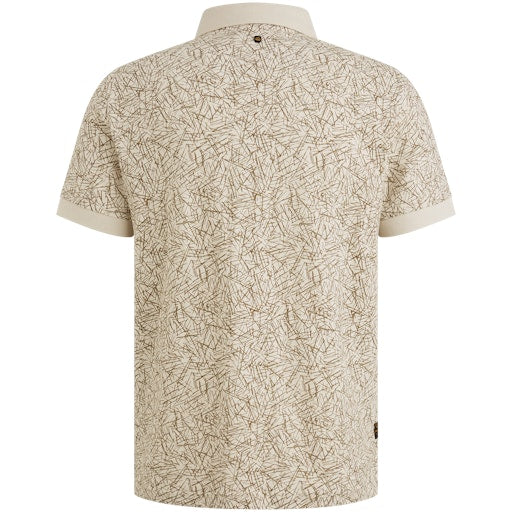 Polo's korte mouw beige PME