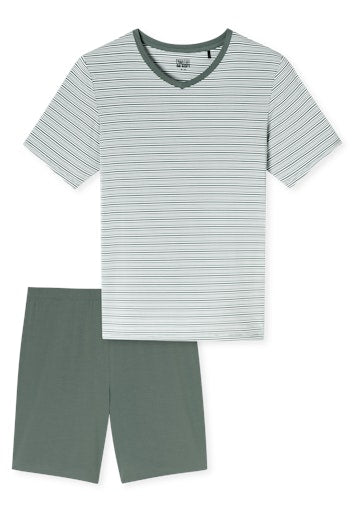 Pyjama's groen SCHIESSER
