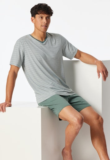 Pyjama's groen SCHIESSER