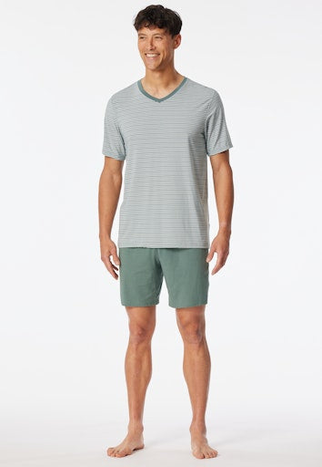 Pyjama's groen SCHIESSER