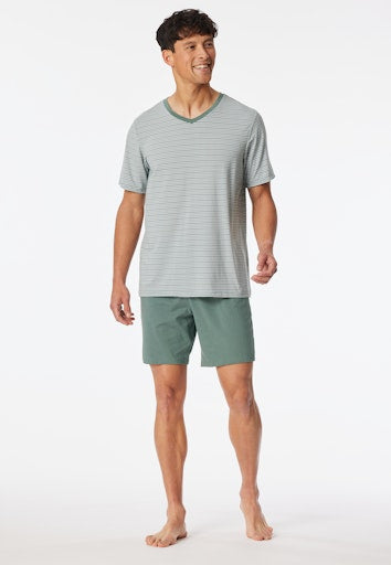 Pyjama's groen SCHIESSER