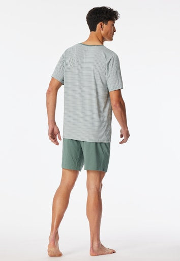 Pyjama's groen SCHIESSER