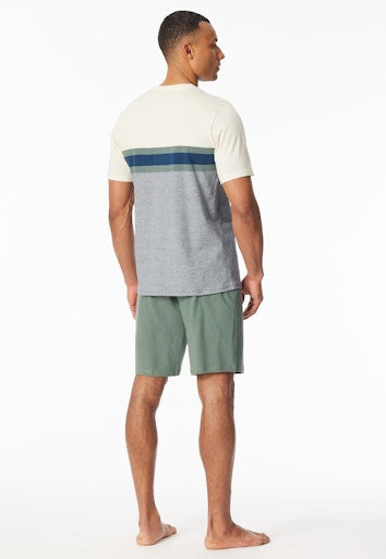 Pyjama's groen SCHIESSER