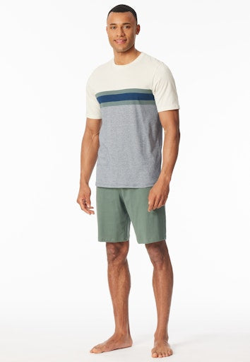 Pyjama's groen SCHIESSER