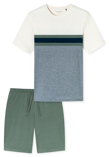 Pyjama's groen SCHIESSER